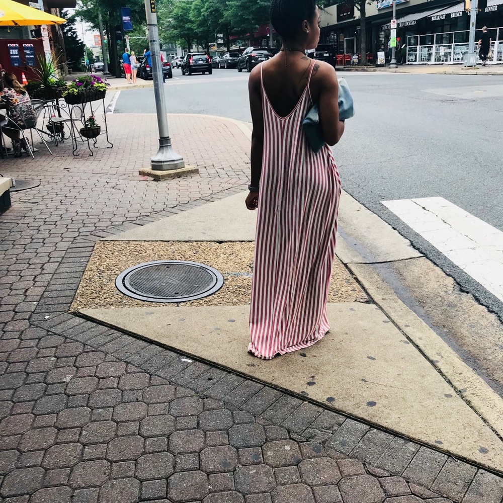 Striped Maxi Dress